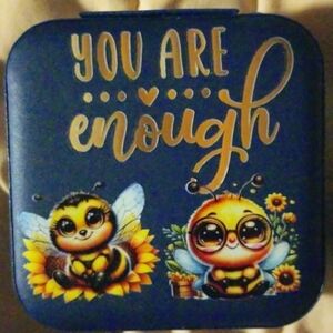 "You Are Enough" Customized Bees Decorative Jewelry Box - One Of A Kind